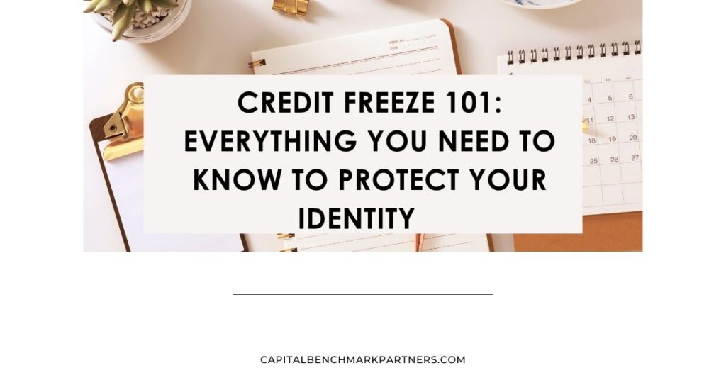 how to freeze credit report infographic