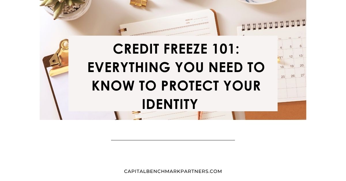 how to freeze credit report infographic